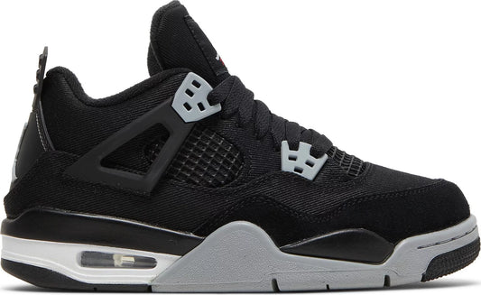 Jordan 4 Black Canvas GS