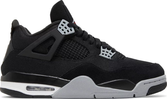 Jordan 4 Black Canvas